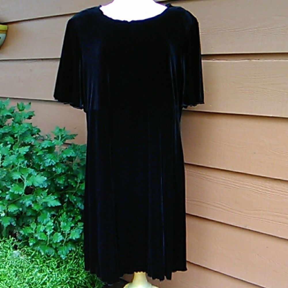 CDC Black Velvet Dress